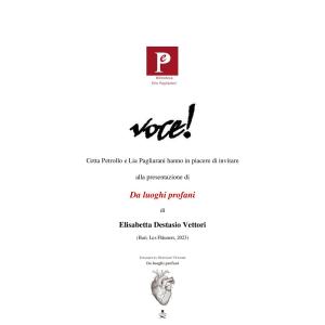 Un autore un libro: Destasio Vettori