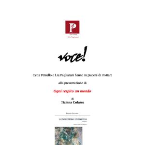 Un autore un libro: Colusso