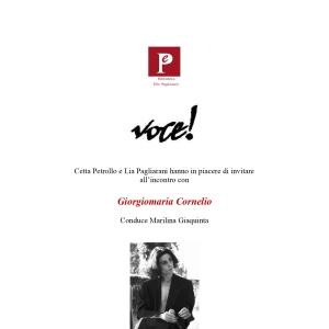 Incontro con l'autore: Giorgiomaria Cornelio