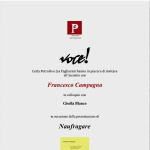 Incontro con l'autore: Francesco Campagna