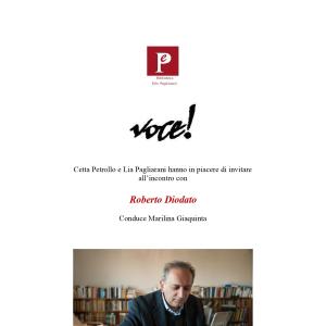 Incontro con l'autore: Roberto Diodato
