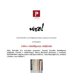 Libro e intelligenza artificiale