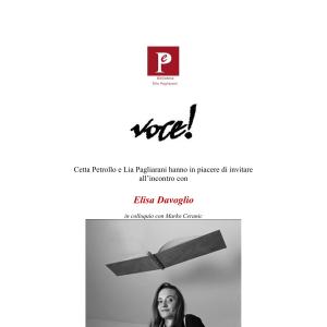 Incontro con Elisa Davoglio