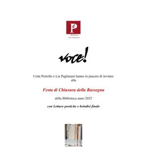 Festa di chiusura della rassegna della Biblioteca