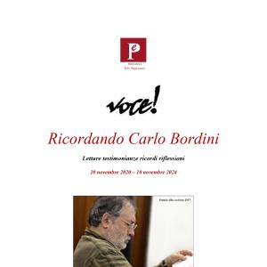 Ricordando Carlo Bordini