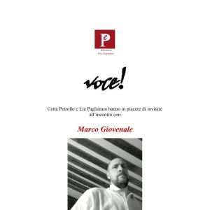 Incontro con Marco Giovenale