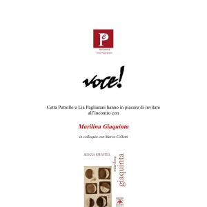 Incontro con l'autore: Marilina Giaquinta