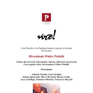 Ricordando Walter Pedullà